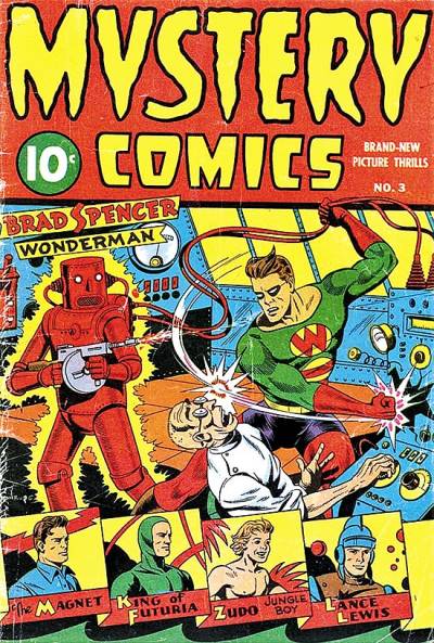 Mystery Comics (1944)   n° 3 - Pines Publishing