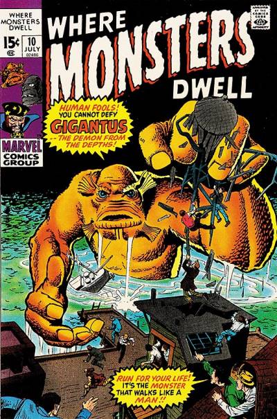 Where Monsters Dwell (1970)   n° 10 - Marvel Comics