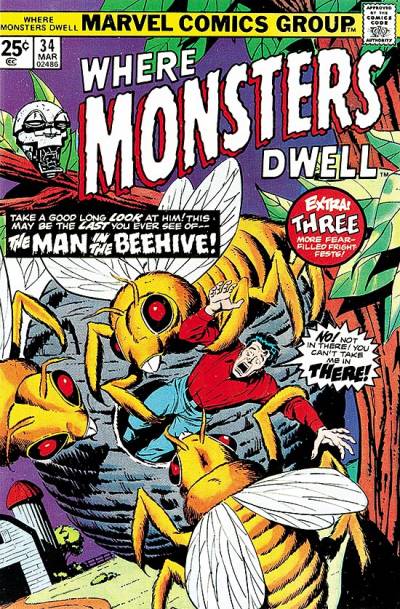 Where Monsters Dwell (1970)   n° 34 - Marvel Comics