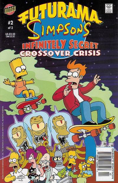 Futurama - Simpsons Infinitely Secret Crossover Crisis   n° 2 - Bongo Comics Group