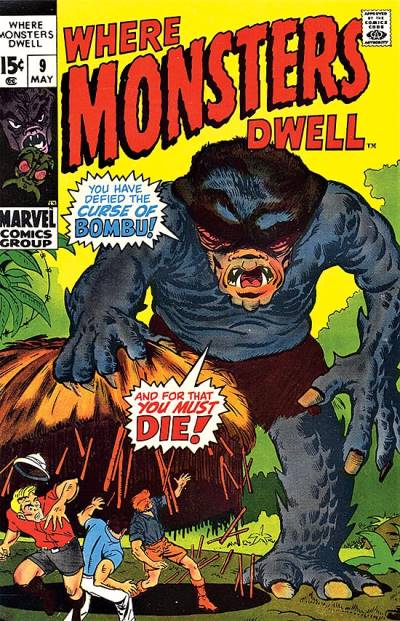 Where Monsters Dwell (1970)   n° 9 - Marvel Comics