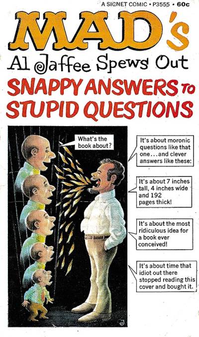Mad's Al Jaffee  Spews Out Snappy Answers To Stupid Questions (1968)   n° 1 - New American Library