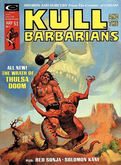 Kull And The Barbarians (1975)   n° 2 - Curtis Magazines (Marvel Comics)