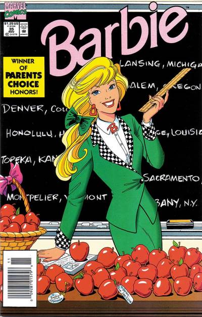 Barbie (1991)   n° 35 - Marvel Comics