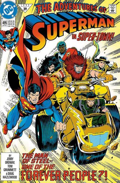 Adventures of Superman (1987)   n° 495 - DC Comics