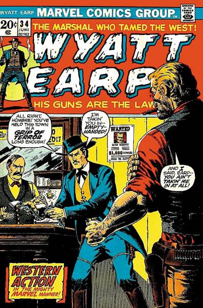 Wyatt Earp (1955)   n° 34 - Atlas Comics