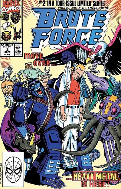 Brute Force (1990)   n° 2 - Marvel Comics