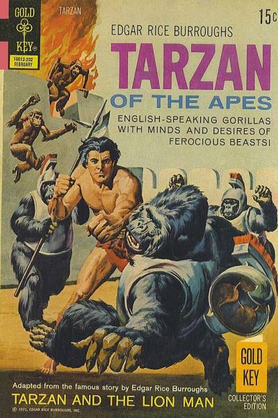 Edgar Rice Burroughs' Tarzan of The Apes (1962)   n° 206 - Gold Key