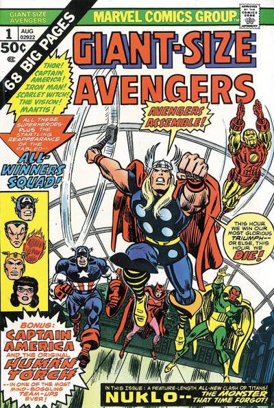 Giant-Size Avengers (1974)   n° 1 - Marvel Comics