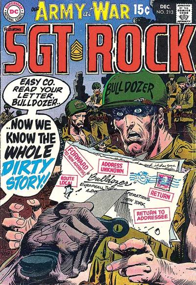 Our Army At War (1952)   n° 213 - DC Comics