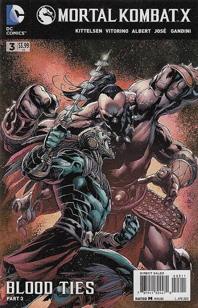 Mortal Kombat X (2015)   n° 3 - DC Comics