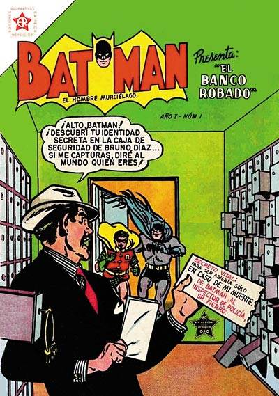 Batman El Hombre Murciélago (1954) n° 1 - Editorial Novaro