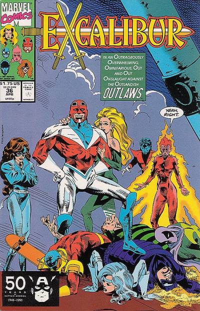 Excalibur (1988)   n° 36 - Marvel Comics