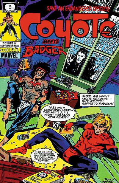 Coyote (1983)   n° 14 - Marvel Comics (Epic Comics)