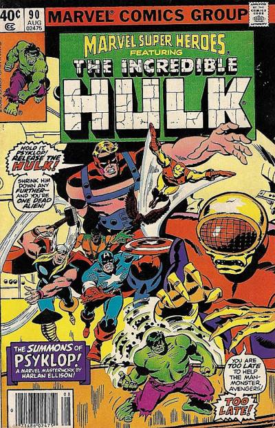 Marvel Super-Heroes (1967)   n° 90 - Marvel Comics
