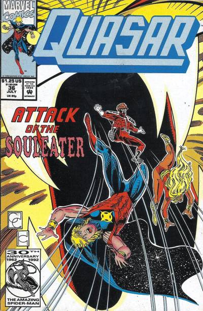 Quasar (1989)   n° 36 - Marvel Comics