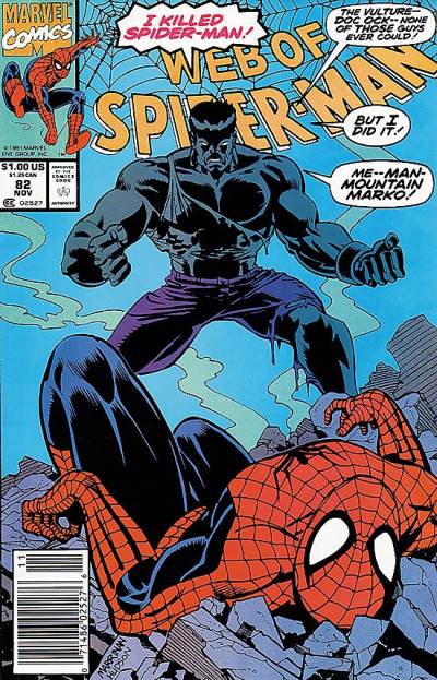 Web of Spider-Man (1985)   n° 82 - Marvel Comics