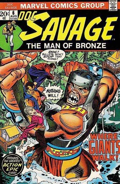 Doc Savage (1972)   n° 6 - Marvel Comics
