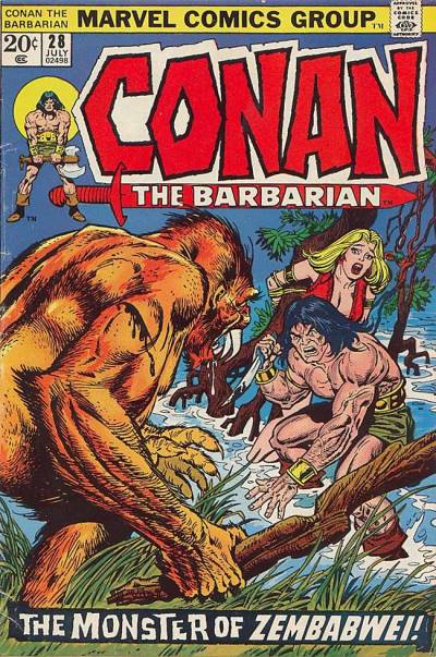 Conan The Barbarian (1970)   n° 28 - Marvel Comics