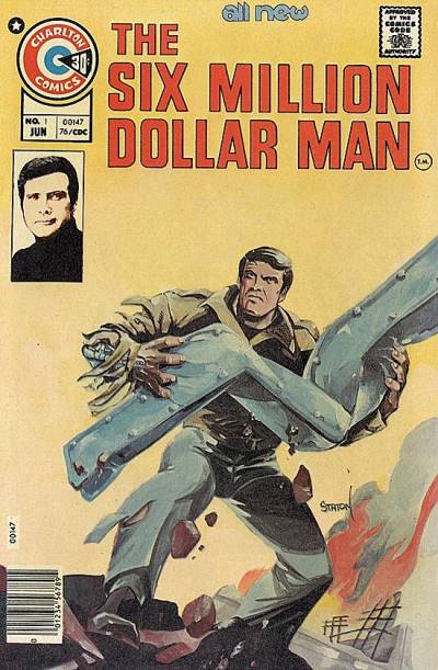 Six Million Dollar Man (1976)   n° 1 - Charlton Comics
