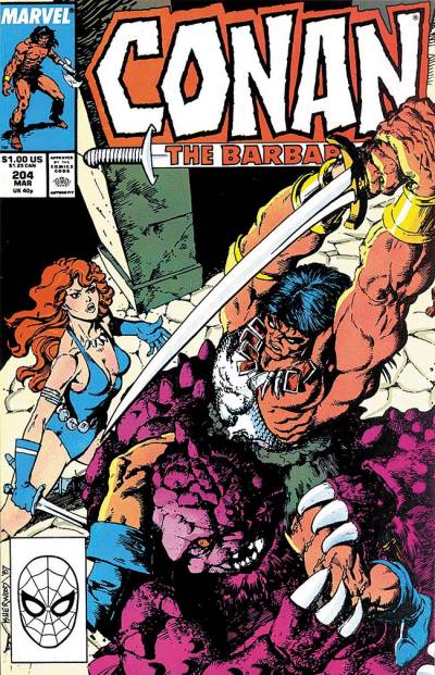 Conan The Barbarian (1970)   n° 204 - Marvel Comics
