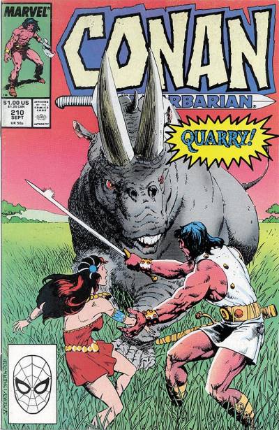 Conan The Barbarian (1970)   n° 210 - Marvel Comics