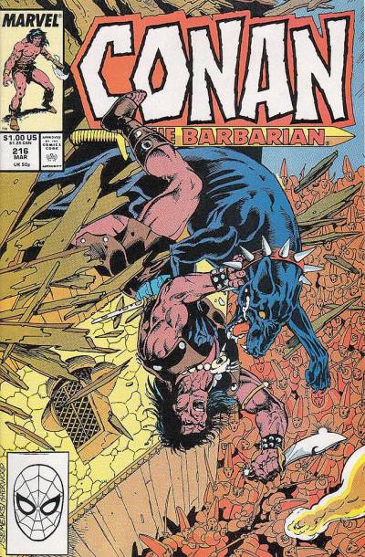 Conan The Barbarian (1970)   n° 216 - Marvel Comics