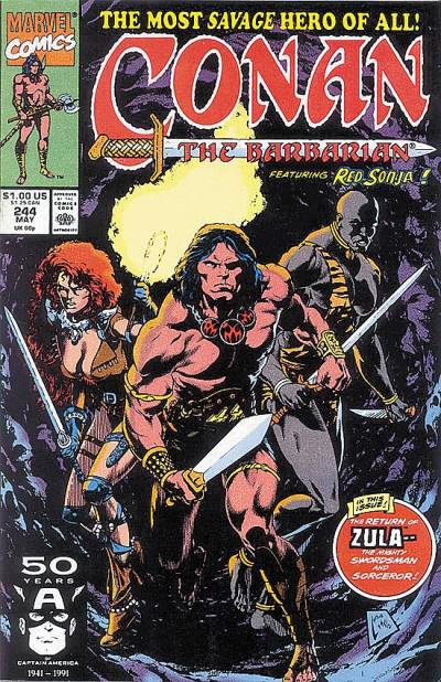 Conan The Barbarian (1970)   n° 244 - Marvel Comics