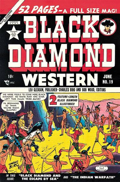 Black Diamond Western (1949)   n° 19 - Lev Gleason