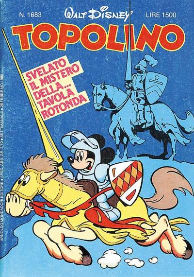 Topolino (1949)   n° 1683 - Mondadori