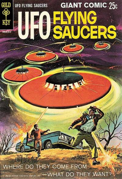 Ufo Flying Saucers (1968)   n° 1 - Gold Key