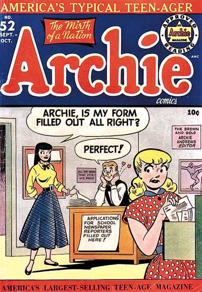 Archie Comics (1942)   n° 52 - Archie Comics