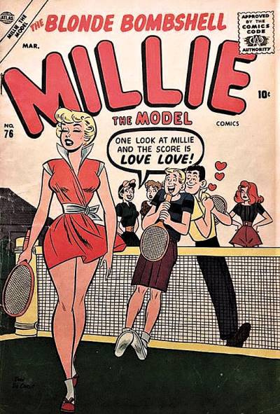 Millie The Model (1945)   n° 76 - Atlas Comics
