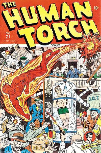 Human Torch (1940)   n° 21 - Timely Publications