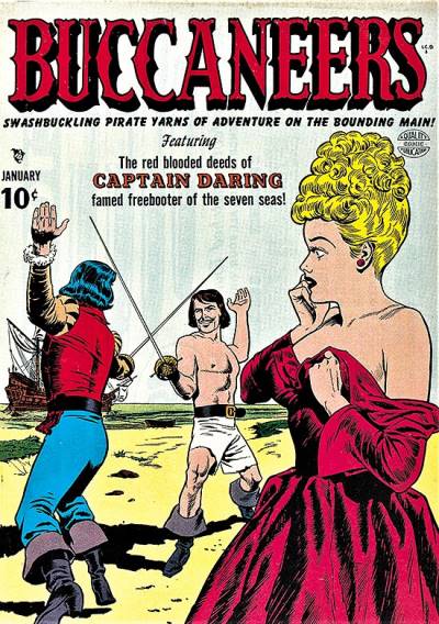 Buccaneers (1950)   n° 19 - Quality Comics
