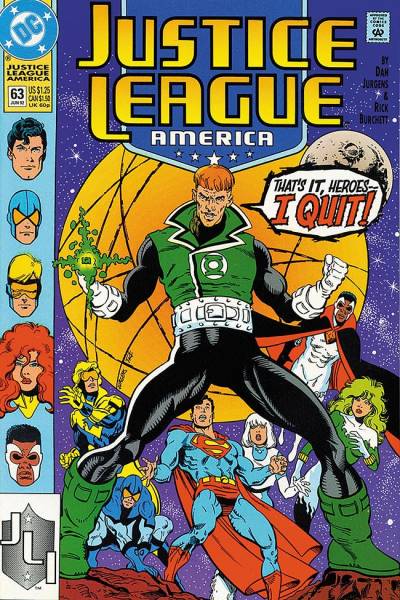 Justice League America (1989)   n° 63 - DC Comics