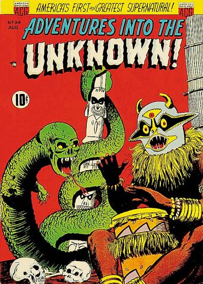 Adventures Into The Unknown (1948)   n° 34 - Acg (American Comics Group)