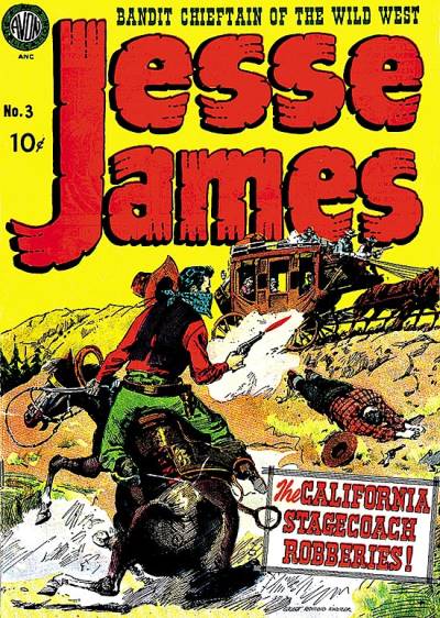 Jesse James (1950)   n° 3 - Avon Periodicals