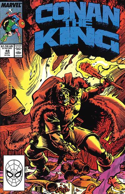 Conan The King (1984)   n° 48 - Marvel Comics