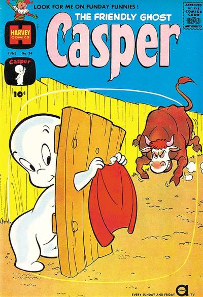 Friendly Ghost, Casper, The (1958)   n° 34 - Harvey Comics