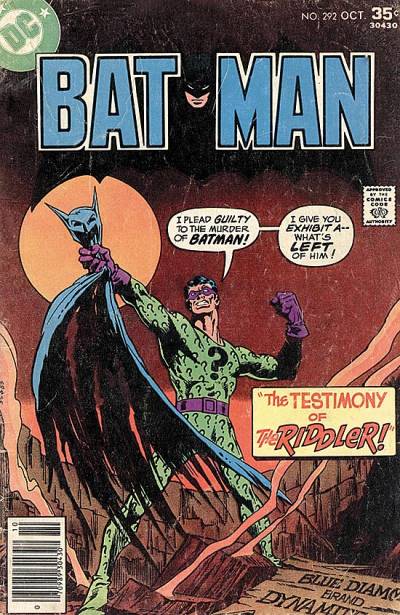 Batman (1940)   n° 292 - DC Comics