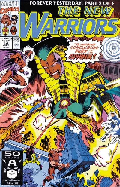 New Warriors (1990)   n° 13 - Marvel Comics