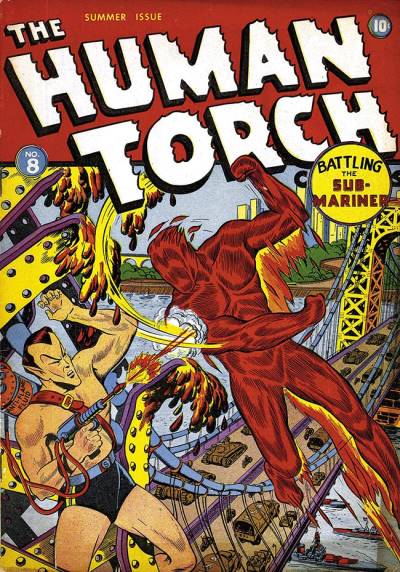 Human Torch (1940)   n° 8 - Timely Publications