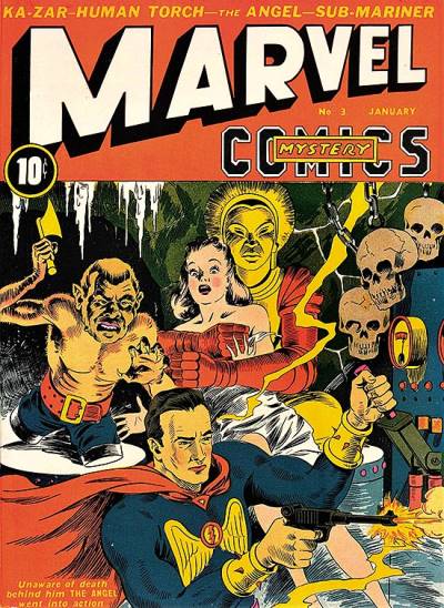 Marvel Mystery Comics (1939)   n° 3 - Timely Publications