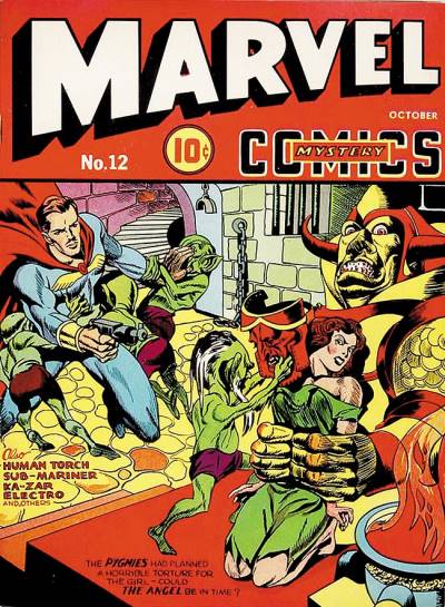 Marvel Mystery Comics (1939)   n° 12 - Timely Publications