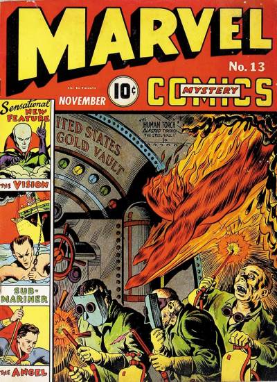 Marvel Mystery Comics (1939)   n° 13 - Timely Publications