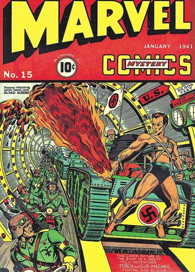 Marvel Mystery Comics (1939)   n° 15 - Timely Publications
