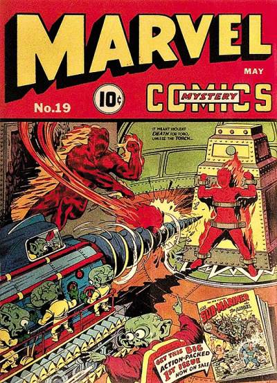 Marvel Mystery Comics (1939)   n° 19 - Timely Publications