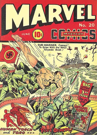 Marvel Mystery Comics (1939)   n° 20 - Timely Publications