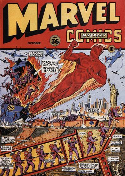 Marvel Mystery Comics (1939)   n° 36 - Timely Publications